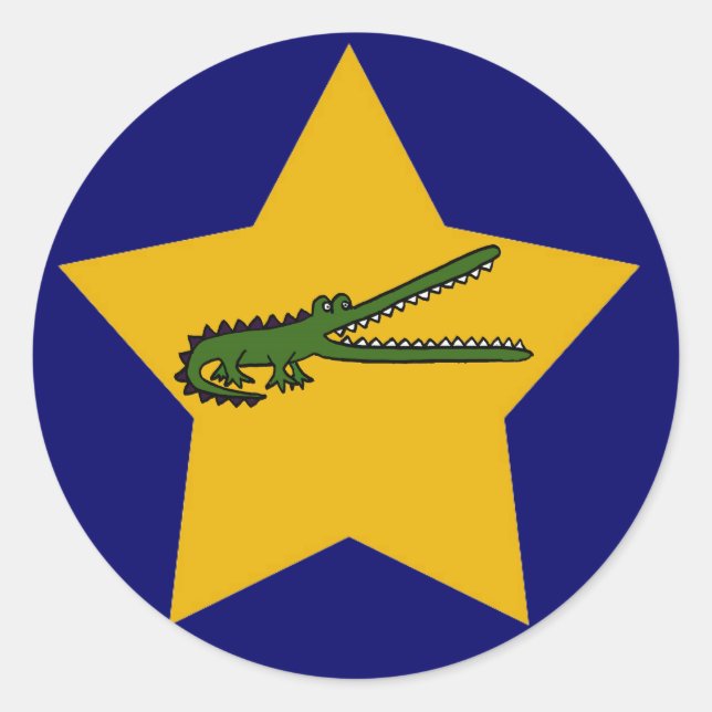 BN- Gold Star Crocodile Stickers (Front)