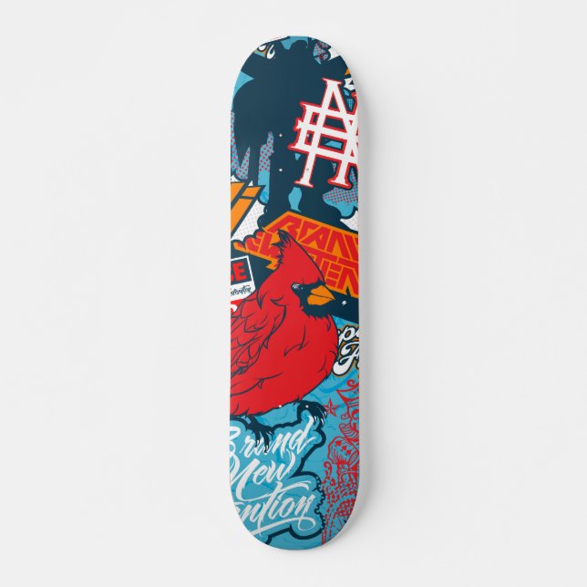 BNI Artist Mash Skateboard (Front)
