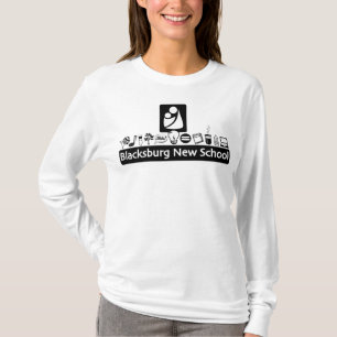 BNS Adult B&W Logo Long Sleeve T-shirt