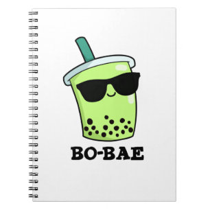 Bo-bae Funny Boba Tea Pun Notebook