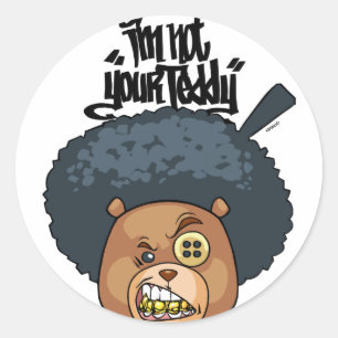 Bo Grillz Classic Round Sticker