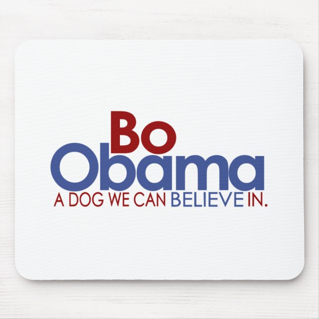 Bo Obama the Dog Mouse Mat (Front)