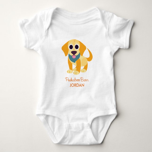 Bo the Dog Baby Bodysuit (Front)