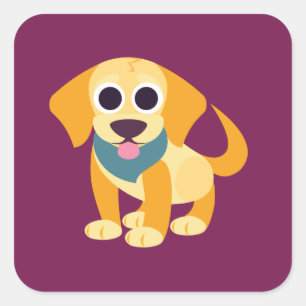 Bo the Dog Square Sticker