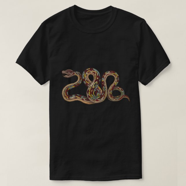 Boa Constrictor type snake T-Shirt (Design Front)