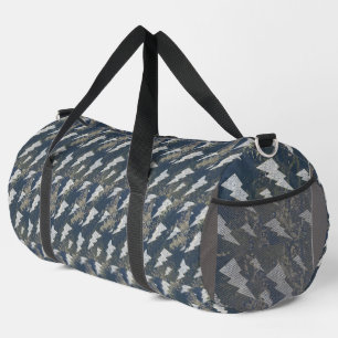 Boa Image Lightning Pattern Duffle Bag