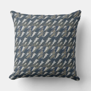 Boa Image Lightning Pattern Throw Pillow