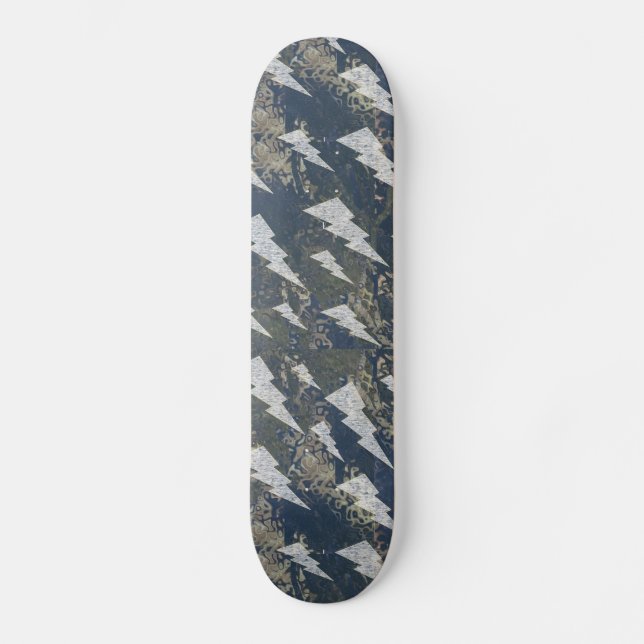 Boa Image Sparkling & Lightning Skateboard (Front)