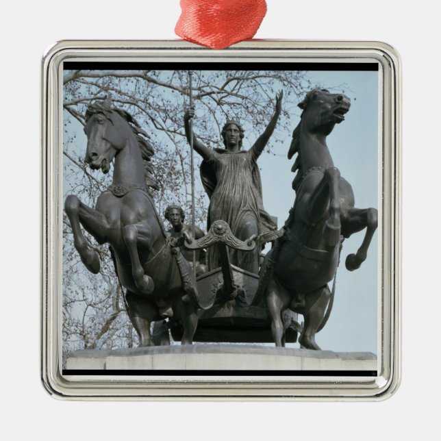 Boadicea, 1850s (bronze) (see also 33580) metal tree decoration (Front)