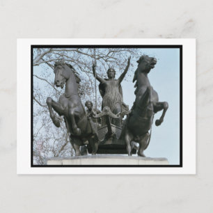 Boadicea, 1850s (bronze) (see also 33580) postcard