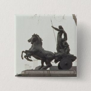 Boadicea, 1902 15 cm square badge