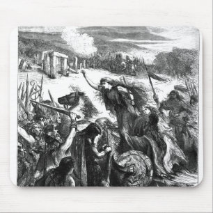 Boadicea Inciting the Iceni against the Romans Mouse Mat