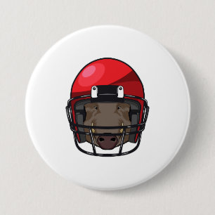 Boar at Football Sports 7.5 Cm Round Badge
