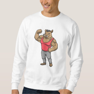 Boar Bodybuilder Bodybuilding Muscles Sweatshirt