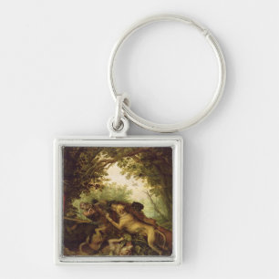 Boar Hunt, 1611 Key Ring