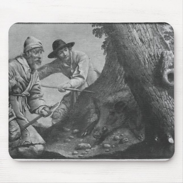 Boar hunt mouse mat (Front)