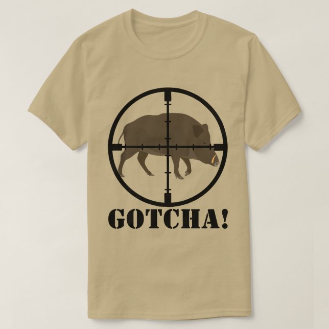Boar Hunting T-Shirt (Design Front)
