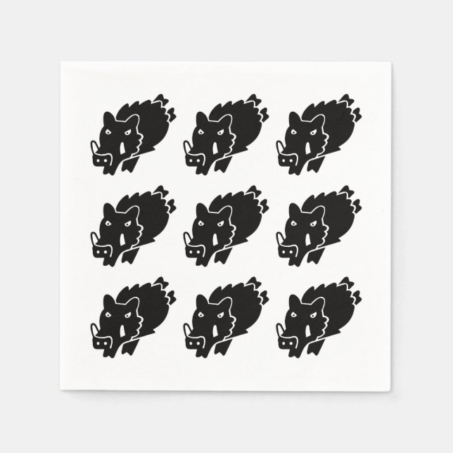 Boar Napkin (Front)