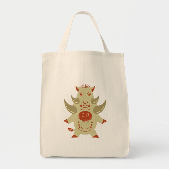 Boar Tote Bag (Front)