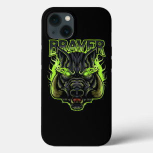 Boar Wildlife Animal Hog Hunting Pig Hunter Catche iPhone 13 Case