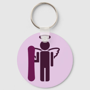 board angel key ring
