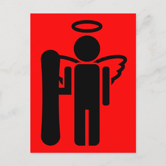 board angel. postcard (Front)