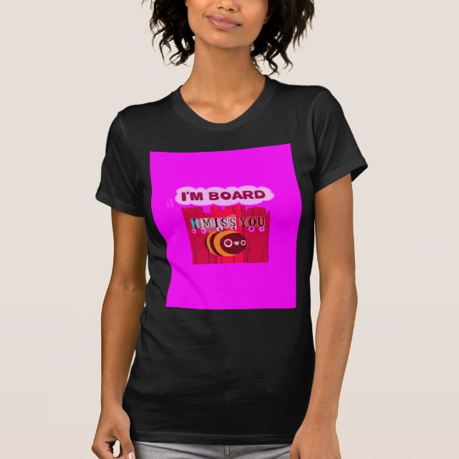 Board Bee Art Print T-Shirt (Front)