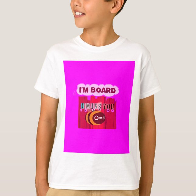 Board Bee Art Print T-Shirt (Front)