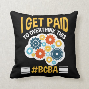 Board Certified Behaviour Analyst Funny BCBA Cushion