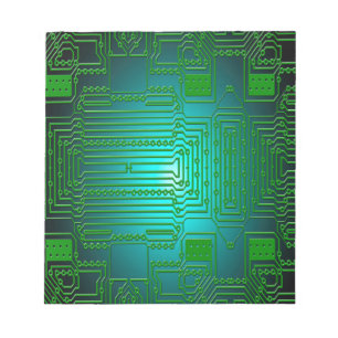 board conductors circuits notepad