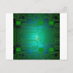 board conductors circuits postcard