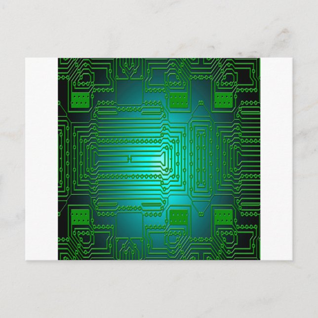 board conductors circuits postcard (Front)