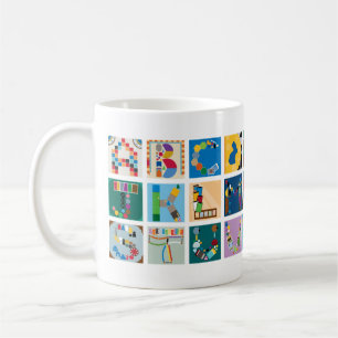 Board Game Alphabet Mug