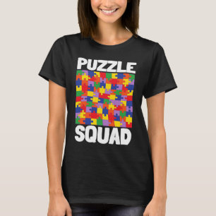 Board Game And Tabletop Board Gamer Puzzle Squad T-Shirt