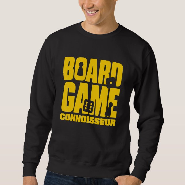 Board Game Connoisseur 2 Sweatshirt (Front)