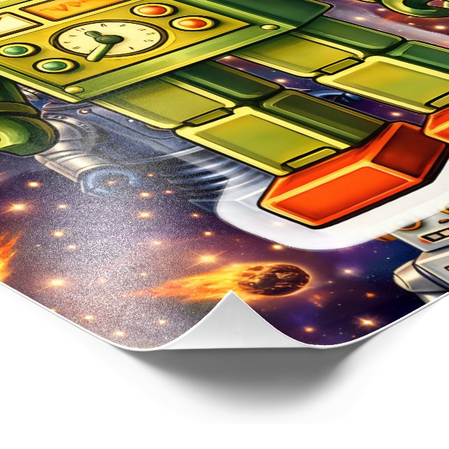 Board game cosmic adventure poster (Corner)