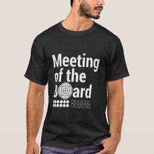Board Game Crokinole Lover Enthusiast Meeting Crok T-Shirt