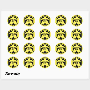 Board Game Guy Black Frame Stickers
