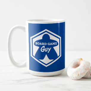 Board Game Guy White Frame Mug