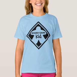 Board Game Kid Black Frame Girls Shirt