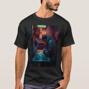 Board Game King Dad And Daughter Playing Board Gam T-Shirt