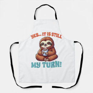 Board Game Lover Sloth Game Night Yes It Is Still Apron