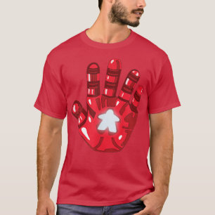 Board Game Meeple Tabletop Games HandMounted Meepl T-Shirt