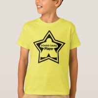 Board Game Player Black Frame Boys Shirt