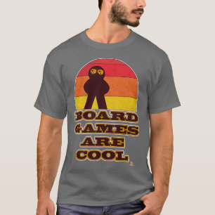 Board Games Are Cool Fun Meeple Hipster T-Shirt