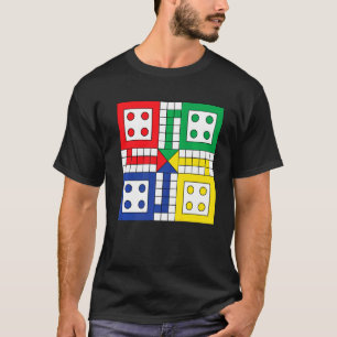 Board Games Play Ludo On Your Illustration Graphi T-Shirt