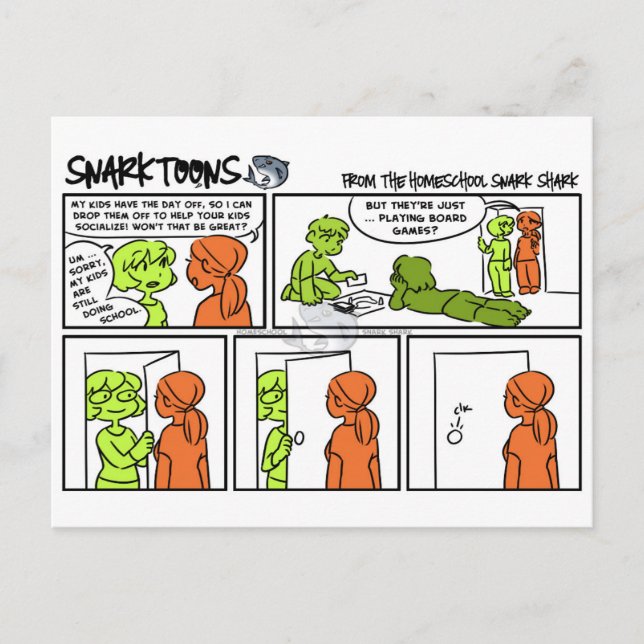 Board Games Postcard (Front)