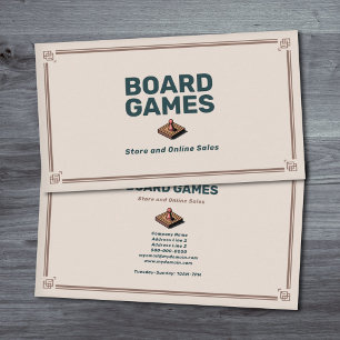 Board Games Store Business Card