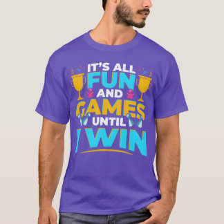 Board Games Win Game Night Winning girl T-Shirt