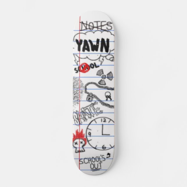 Board in School Skateboard (Front)